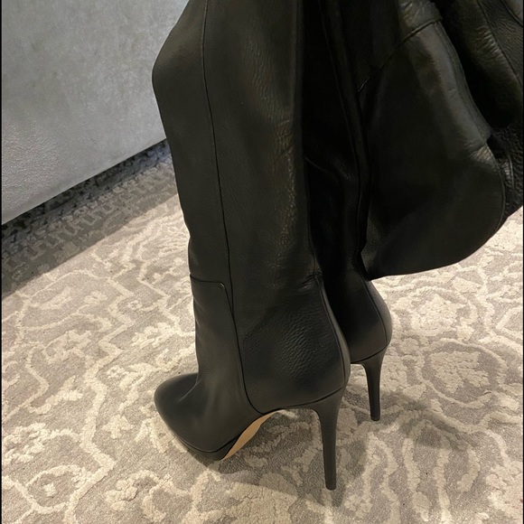 Jimmy Choo Black Leather Giselle boots size 6.5 - Picture 14 of 15